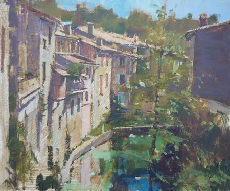 Village by the Stream, SW France