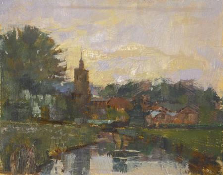 Church at Dusk, Suffolk