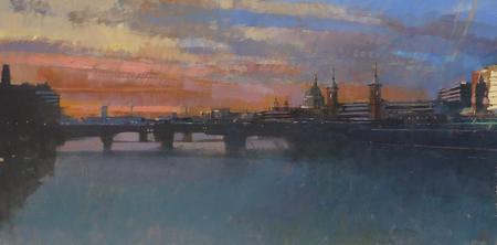 Late winter afternoon, towards Blackfriars