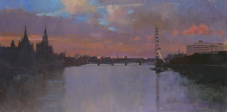 Sunset, towards Westminster