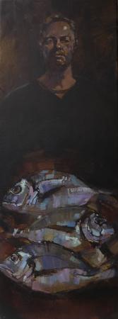 Self Portrait with Sea Bream