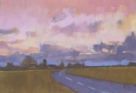 Late afternoon. Sarre Mill. 