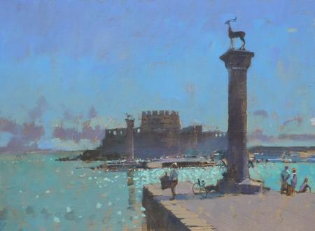 Entrance to the Harbour, Rhodes