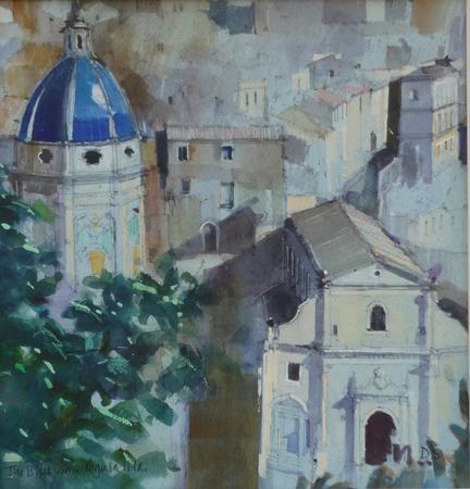 The Blue Dome. Ragusa Ibla