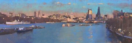 Low winter sun - View from the South Bank