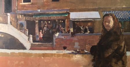 Stefanina, The glass of wine, Venice