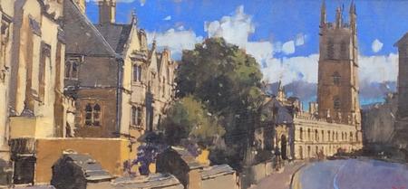 Magdalen Tower from the High Street, Oxford