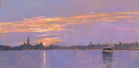 Sunset, The Lagoon, Venice