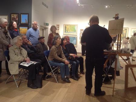 Demo 29th March 17, the start of the painting