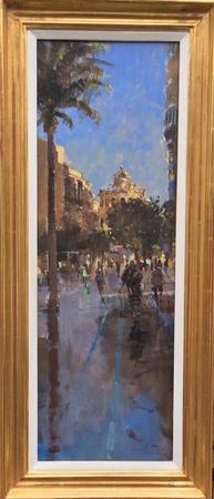 Washed pavements, towards El Gallo Azulejo, Jerez