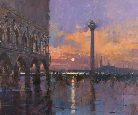 Sunset - The Piazetta, Venice - Version 2