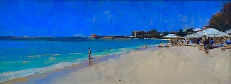 Blue Sky, Turquoise Waters, Seven Mile Beach, Grand Cayman