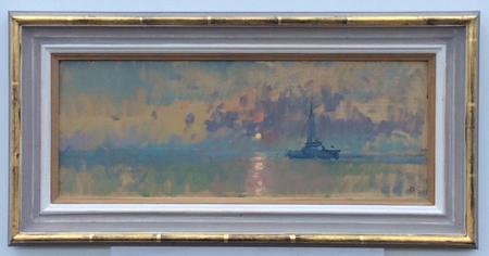 Sunset with Catermaran, Barbados