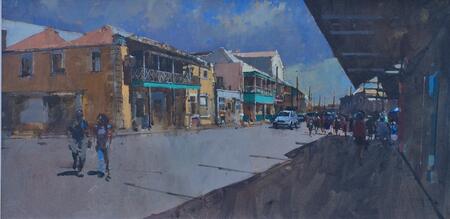 Afternoon Shadows, Bridgetown, Barbados