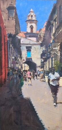 Blue Doorway, Calle San Ignacio, Havana