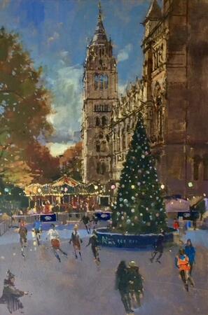 Ice Rink and Carousel, Christmas at the National History Museum