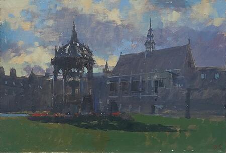 Late Afternoon. The Great Quad. Trinity.