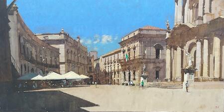 Piazza Duomo, Ortiga, Sicily