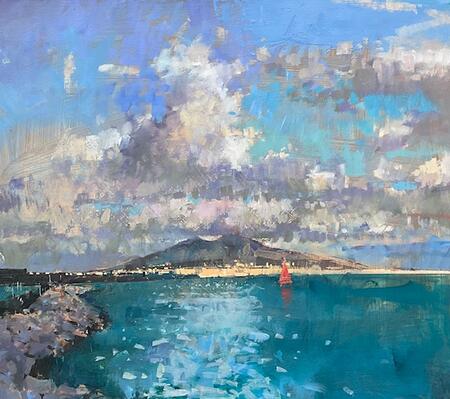 The Red Sail, Bay of Naples