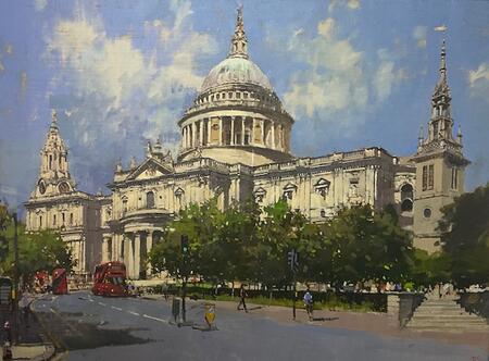 St Paul's Cathedral, August Heatwave