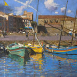 Spring skies, Fishing Boats, Collioure