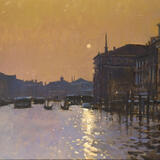  Sunset Reflections, Grand Canal, Venice
