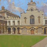 Peterhouse College, Chapel and Quad, Cambridge