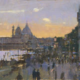 Evening, The departing tourists, Venice