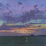 Distant Lights,Evening Crespuscule.Venice