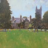 St Johns Chapel Tower (from Jesus Green) Cambridge