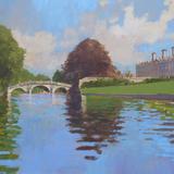 Clare Bridge and College from the River Cam, Cambridge