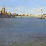 Towards Westminster, View from Lambeth Bridge