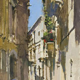 Balcony shadows, Siracusa