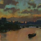 Evening clouds, View from Blackfriars Bridge