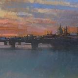 Late winter afternoon, towards Blackfriars