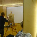 Starting the painting