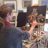 2015 Tanira working on still life