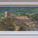 Triptych . 3 Views , St Lizier from the Bishops Palace