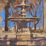 Fountain Miradouro de Sao Pedro, Lisbon