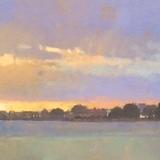 Sunset, Towards Barnes, from Hammersmith Bridge