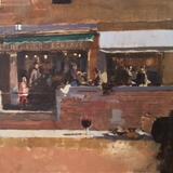 Stefanina, The glass of wine, Venice