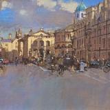 The Sheldonian Theatre and Exeter College, Oxford