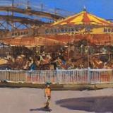 Golden Galloping Horses