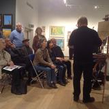 Demo 29th March 17, the start of the painting