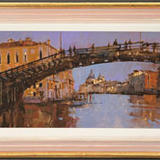 Evening Light, Beneath the Accademia Bridge, Venice