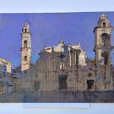 Plaza de Catedral. Early morning shadows, Havana