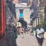 Blue Doorway, Calle San Ignacio, Havana