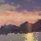 End of Day, Sunset, Venice