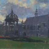 Late Afternoon. The Great Quad. Trinity.