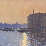 Sunset Reflections II, Grand Canal, Venice